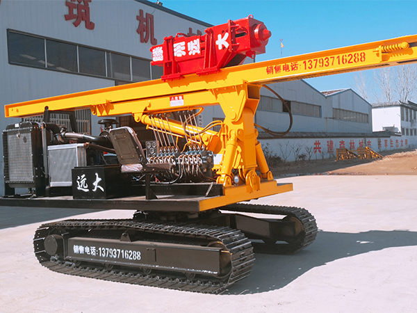 西城太陽(yáng)能光伏電站專用打樁機(jī)